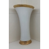 Image 2 : Entertaining Glassware - Vintage Gilded Sherbet Vessels & Platter w/ 22K Gold Embellished Vase 