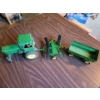 Image 2 : ERTL John Deere Tractor w/ Flare Box Wagon & More 21L
