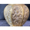 Image 3 : Vintage Heavy Brass "12 God" Chinese Vase with Stamp On Base