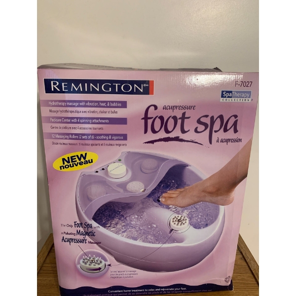 New in Box Remington Foot Spa