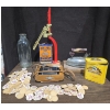 Image 1 : Vintage Household Collection - G.E. Iron, Bottle Capper, Cigar Tins, Kodak Camera, & More 