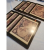 Image 2 : Assorted Antique World Map Place Matts (Quant.8) 