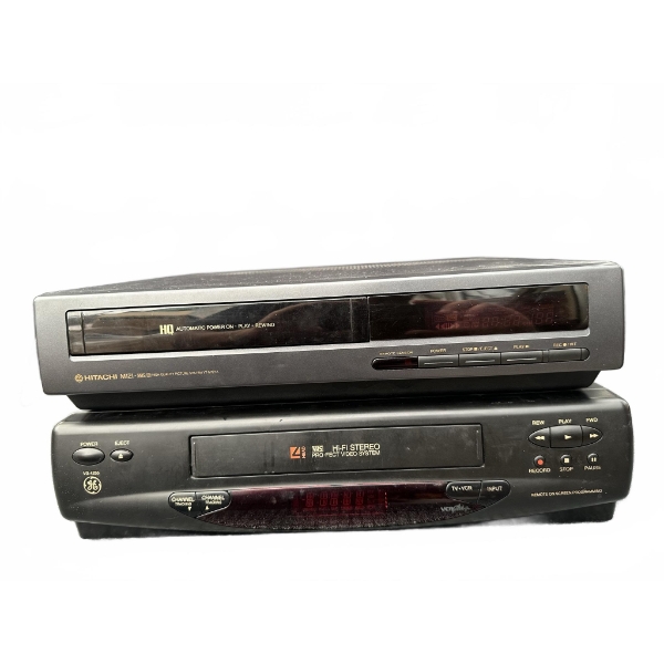 Hitachi M121 VCR and GE VG4209 VCR Bundle