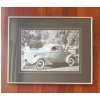 Image 1 : Black & White Framed Photo of A 1936 Ford Deluxe 3-Window Coupe Classic