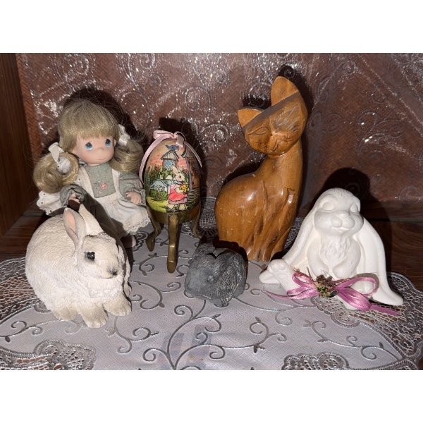 Figurines and Painted Egg Collection