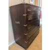 Image 3 : Gibbard Mahogany Craftsmen Campaign-Style Dresser with Brass Accents