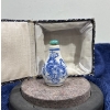 Hand Painted Dragon Snuff Bottle with Spoon 2.5H