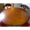 Image 3 : Victorian Style Dining Table w/ 4 2 Tone Chairs 48x30