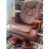 Image 1 : Stunning Genuine Leather Deep Tissue Massage Chair - Executive Boss Chair 32x35x50