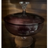 Image 4 : Vintage Art Glass Serving Set w/ Carnival Glass Candy Dish & More