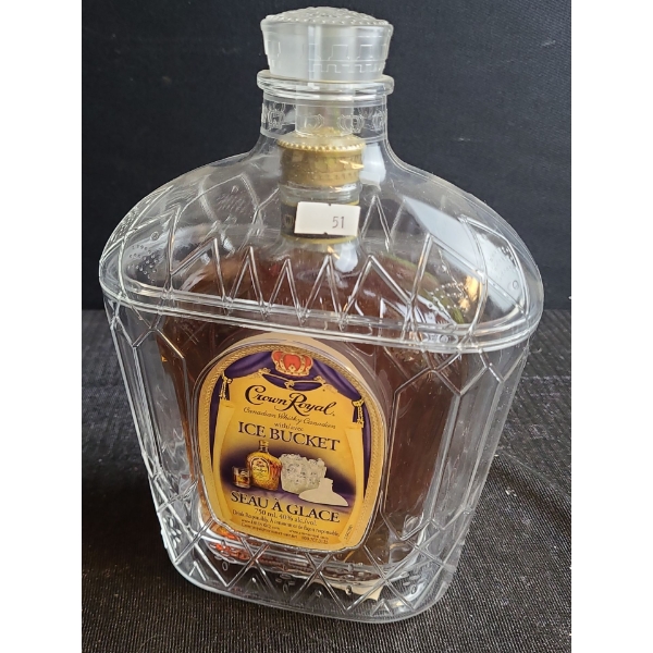 Limited Edition Crown Royal, Built In Ice Bucket