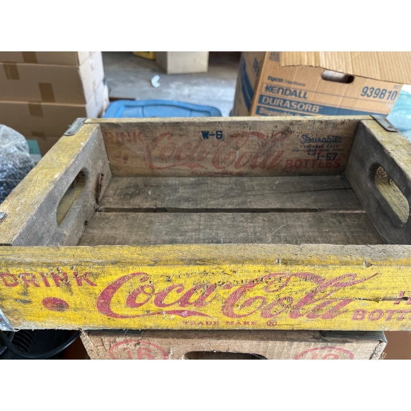  vintage all original Coca-Cola bottle crate