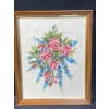 Image 2 : Framed Floral Cross Stitch and 2 Framed Bible Verses