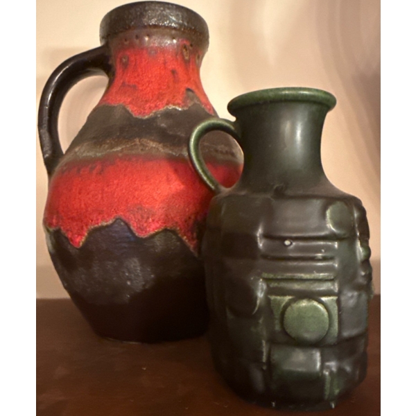 Carstens Fat Lava w/ Walter Gerhards Textured Piece - Made In W. Germany 