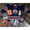 Image 1 : Post Oiler's Season Ticket Memory's-Pamphlet, Mini Jersey & Glen Sather Bio