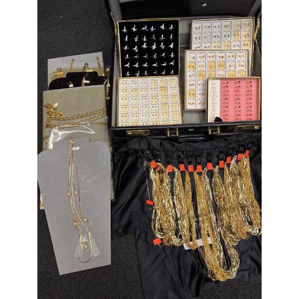 Briefcase of Costume Chains and Rings