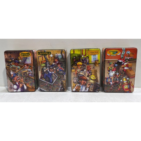 Vintage Crayola Crayons and Tins 
