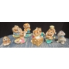 9 Pendelfin Hand Painted Stone Craft Collectibles Including Event Piece, Pieface, Cheeky & More