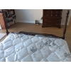 Image 3 : Gibbard Queen Size Four Poster Bed Frame w/Brand New Beauty rest Imperial Collection Queen Size  
