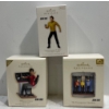 Image 1 : Star Trek - Captin Kirk, Lt Uhura, Transporter Chamber Hallmark Ornaments