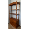 Image 2 : Vintage Thomasville Solid Oak Shelving Unit W/Cabinet Base  33x14x78"tall