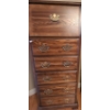 Image 1 : Kroehler 5 Drawer Wood Dresser w/ Pull Open Top Cabinet 23.5 W, 16.5 D, 56.5 T 