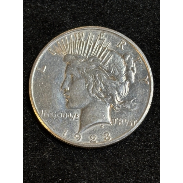 Silver 1923 US Peace Dollar 90% Silver 26.73g

