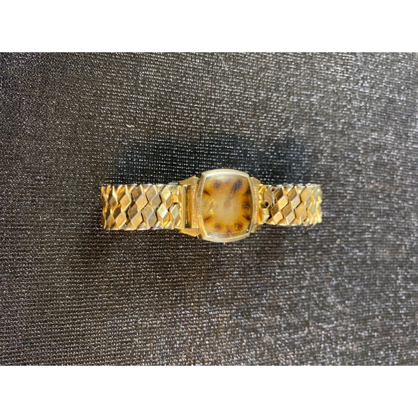 Gold Plated Rolex With Stainless Steel Back