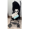 Image 6 : Sun's Out Infant Accessories - Stroller Baby Carrier Lil Tykes Swing Panda Onesie 
