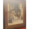 Image 1 : Horse and Caretaker Print 26 x 33 Artist Beverley Spicer '78, Numbered 192/200, Framed Under Glass  