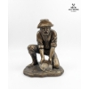 Image 1 : A Bronze-Toned Collectible Figurine Titled "Johnny Prospector," 12 INCHES IN HEIGHT 