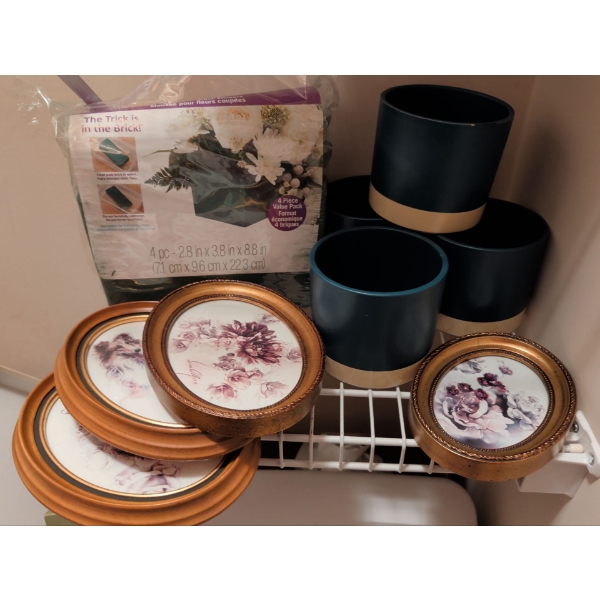 Green Thumb Essentials - Propagation Pots Floral Wall Decor 8"Tall & More 