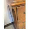 Image 9 : Hall Strathroy Solid Oak Tallboy Chest of Drawers with Brass Hardware