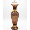 Image 1 : Vintage Vecchia Murano Amethyst Glass 24K Gold Gilt Accents. 10''INCHES HEIGHT