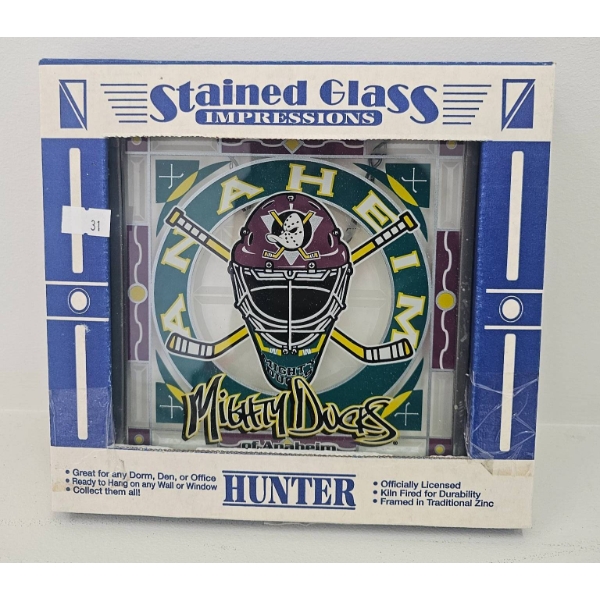 Hunter Mighty Ducks Stained Glass Panel
