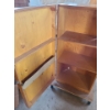 Image 1 : Wooden Storage Utiity Cabinet w Latch and 3 Shelves.  18 w, 37 h, 12 d