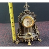 Image 4 : Uranio Quartz Ornate Brass Tone Mantel Clock