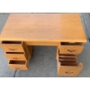 Image 2 : White Oak Desk w/ Filing Drawer 