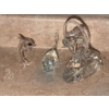 Image 1 : Three Glass Dolphin Figurines