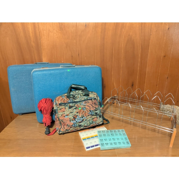 Travel Accessories, Medication Organizers w/ Metal Shoe Rack