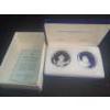 Franklin Mint- Baccarat Cameo in Crystal Paperweights: King Louis XVI and Benjamin Franklin
