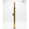 Image 2 : Vintage Solid Brass Hand Pump Sprayer With A Wooden Handle.