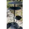 Image 2 : Two Bird Bath Like Structures w/ planter & stand  68"tallestr