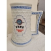 Image 2 : Three Ceramic Beer Steins Featuring Swan Premium, Michelob, and Tsingtao Branding