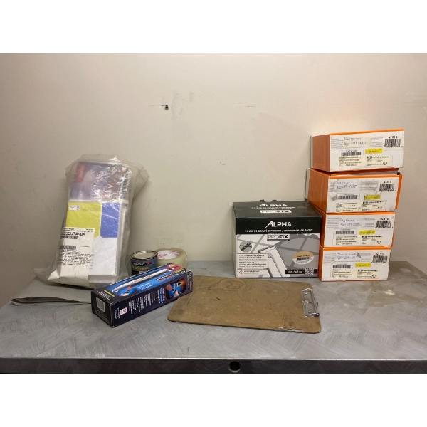 Tools, Tile Grout Materials, and Motorola i315 Phone