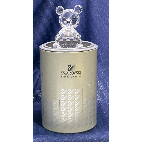 Swarovski Crystal Teddy Bear 3.5H with Original Box