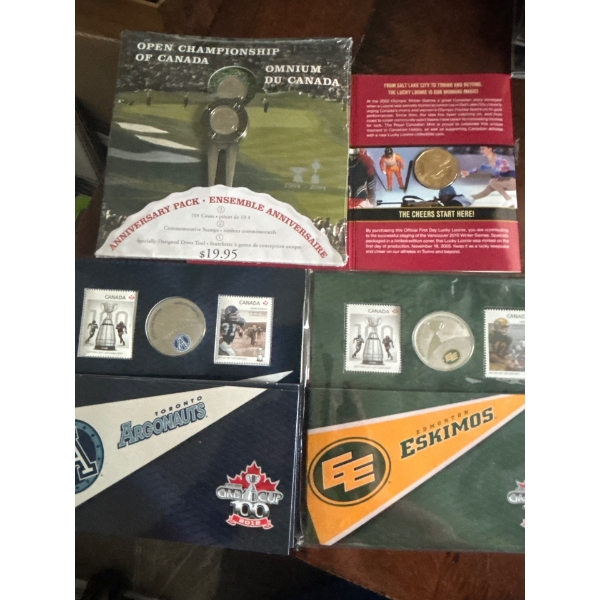Royal Canadian Mint Sports Coins from Random Years 