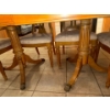 Image 6 : Luxurious 11 Piece Vintage Oak Dining Set 42x30x69