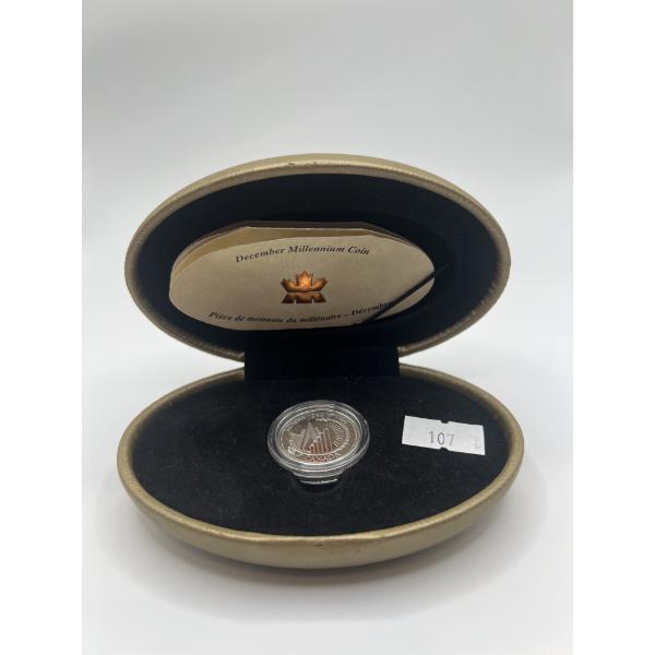 1999 December Millennium Sterling Silver Coin
