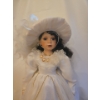 Image 2 : Beautiful Porcelain Doll Going to the Ball w/ Feathered Hat, 28T 